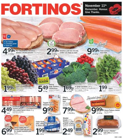 Fortinos Flyer November 11 to 17