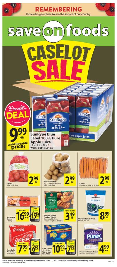 Save on Foods (AB) Flyer November 11 to 17