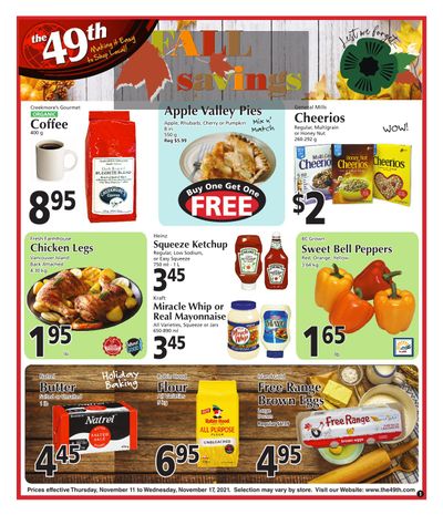 The 49th Parallel Grocery Flyer November 11 to 17