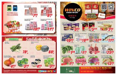 WinCo Food Mart (HWY 7) November 11 to 17