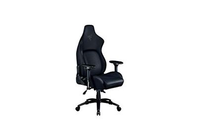 Razer Iskur Gaming Chair: Ergonomic Lumber Support System - Multi-Layered Synthetic Leather - High Density Foam Cushions - Engineered to Carry - Memory Foam Head Cushion - Black $499.99 (Reg $799.99)