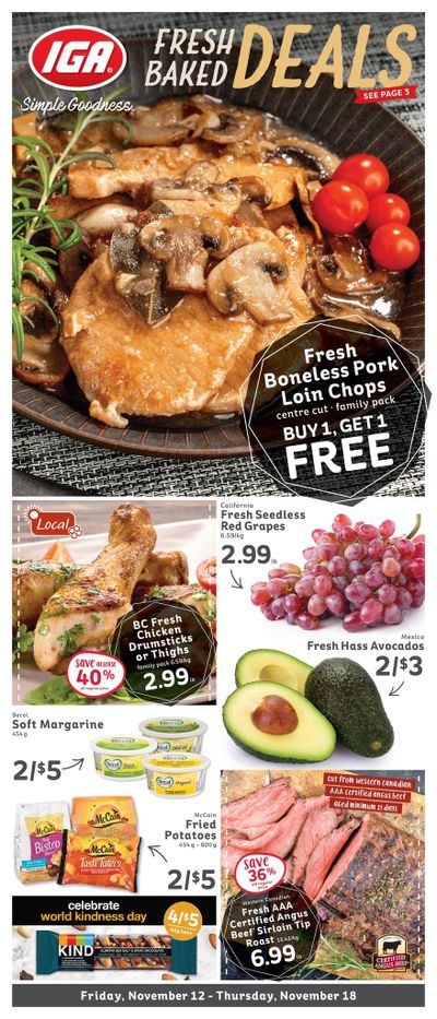 IGA Stores of BC Flyer November 12 to 18