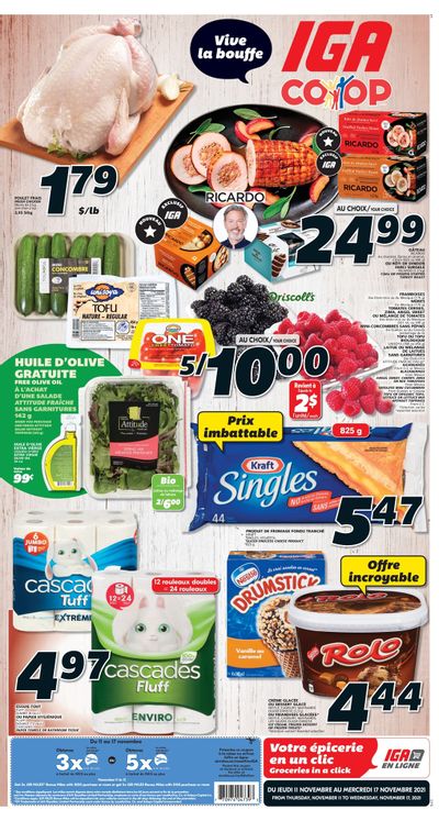 IGA (NB) Flyer November 11 to 17