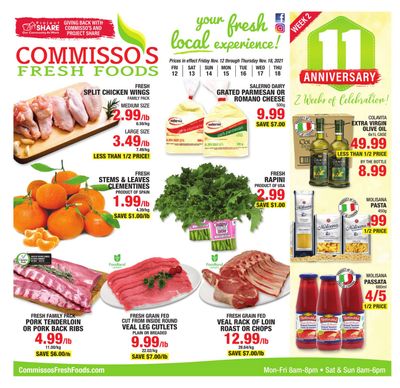 Commisso's Fresh Foods Flyer November 12 to 18