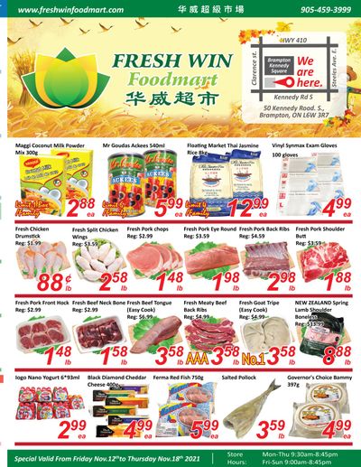 Fresh Win Foodmart Flyer November 12 to 18