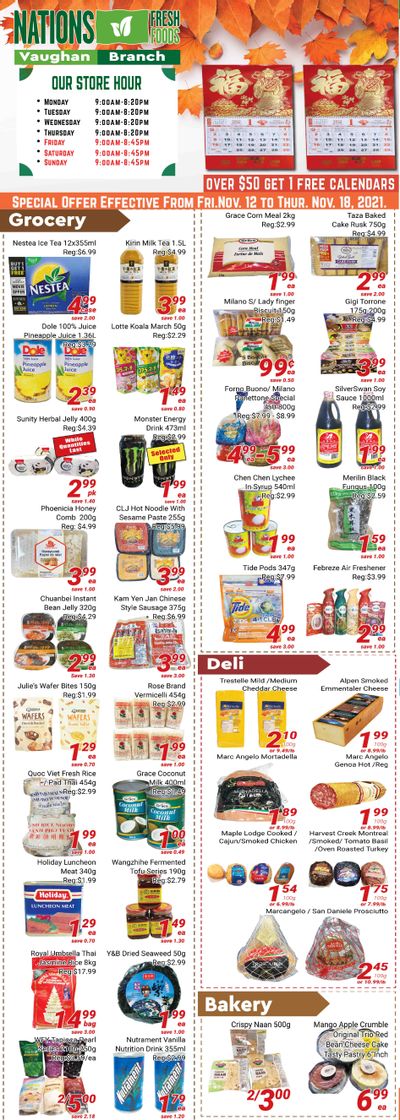 Nations Fresh Foods (Vaughan) Flyer November 12 to 18