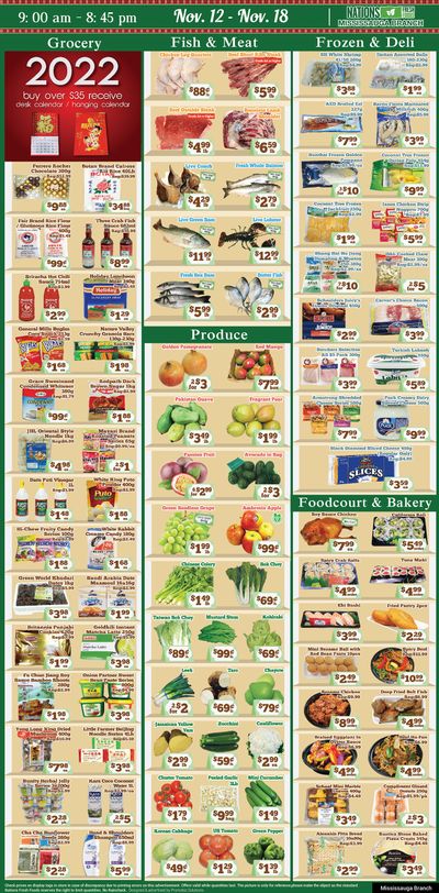 Nations Fresh Foods (Mississauga) Flyer November 12 to 18