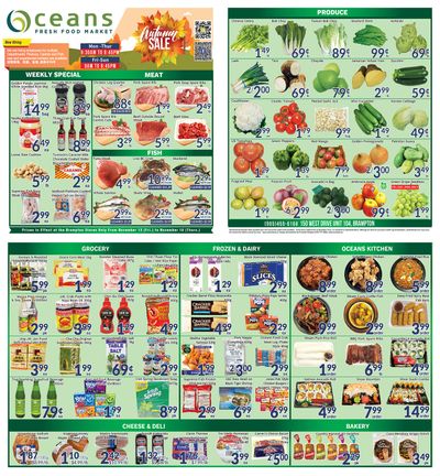 Oceans Fresh Food Market (Brampton) Flyer November 12 to 18