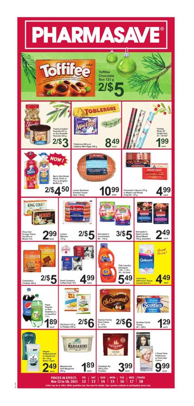 Pharmasave (Atlantic) November 12 to 18 Pharmasave (Atlantic) November 12 to 18