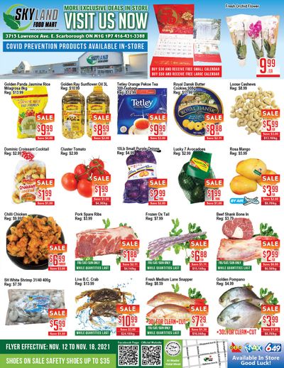 Skyland Food Mart Flyer November 12 to 18