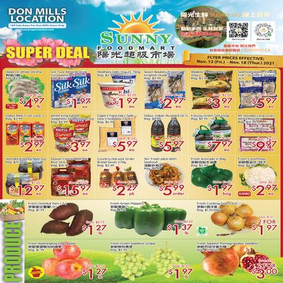 Sunny Foodmart (Don Mills) Flyer November 12 to 18