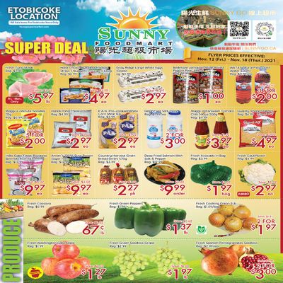 Sunny Foodmart (Etobicoke) Flyer November 12 to 18