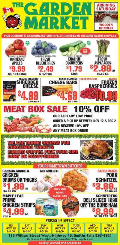 The Garden Market Flyer November 12 to 18