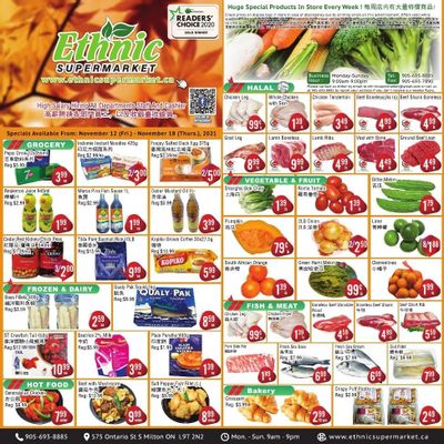 Ethnic Supermarket Flyer November 12 to 18