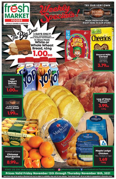 Fresh Market Foods Flyer November 12 to 18