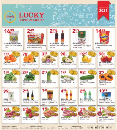 Lucky Supermarket (Calgary) November 12 to 18