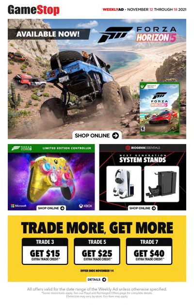 GameStop Flyer November 12 to 18