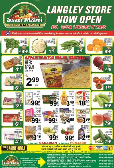 Sabzi Mandi Supermarket Flyer November 12 to 17