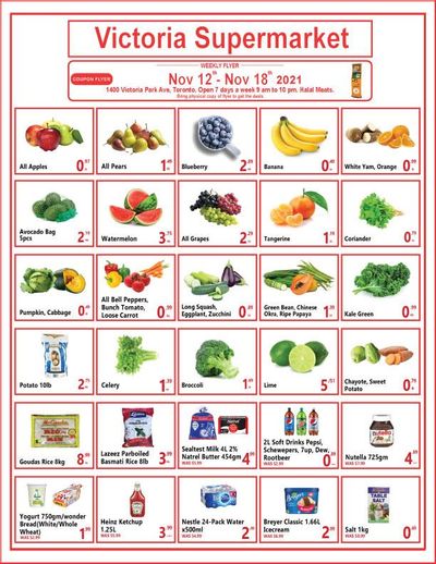 Victoria Supermarket Flyer November 12 to 18