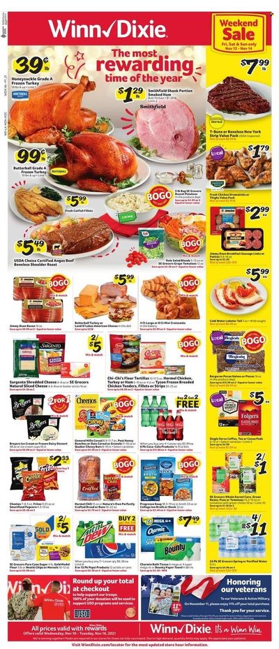 Winn Dixie (AL, FL, GA, LA) Weekly Ad Flyer November 13 to November 20