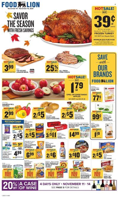 Food Lion (SC) Weekly Ad Flyer November 13 to November 20
