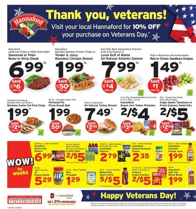 Hannaford (NY) Weekly Ad Flyer November 13 to November 20