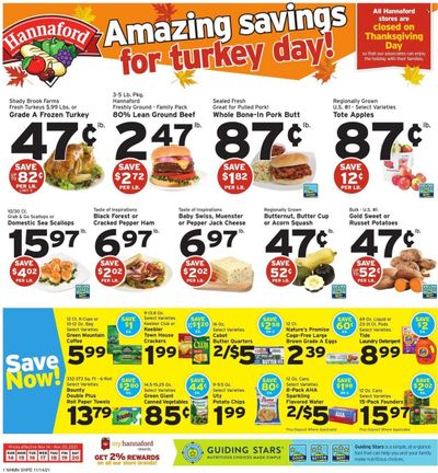 Hannaford (NH) Weekly Ad Flyer November 13 to November 20