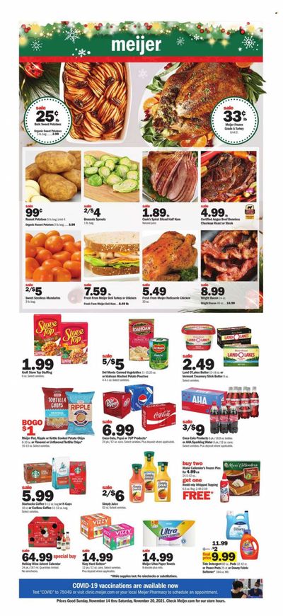 Meijer (MI) Weekly Ad Flyer November 13 to November 20 Meijer (MI) Weekly Ad Flyer November 13 to November 20