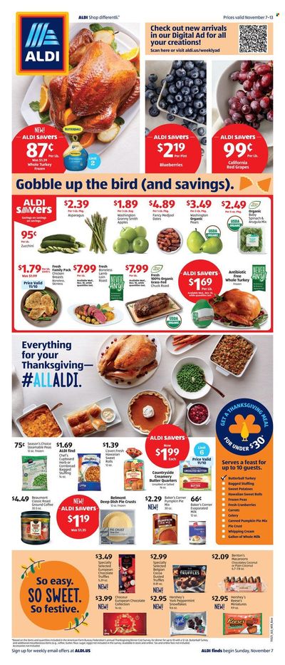 ALDI (AL, IL, MI) Weekly Ad Flyer November 14 to November 21