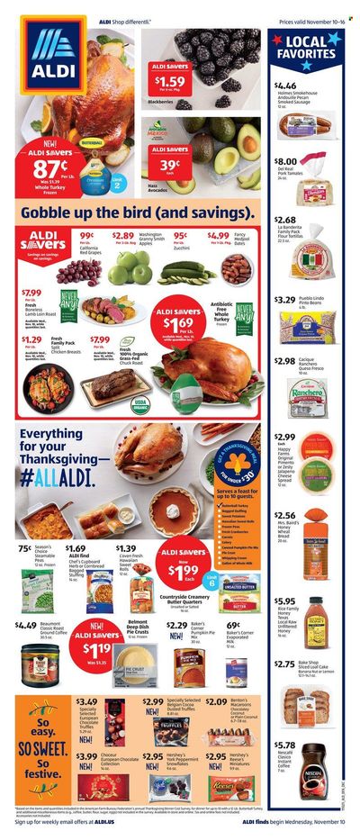 ALDI (OK) Weekly Ad Flyer November 14 to November 21