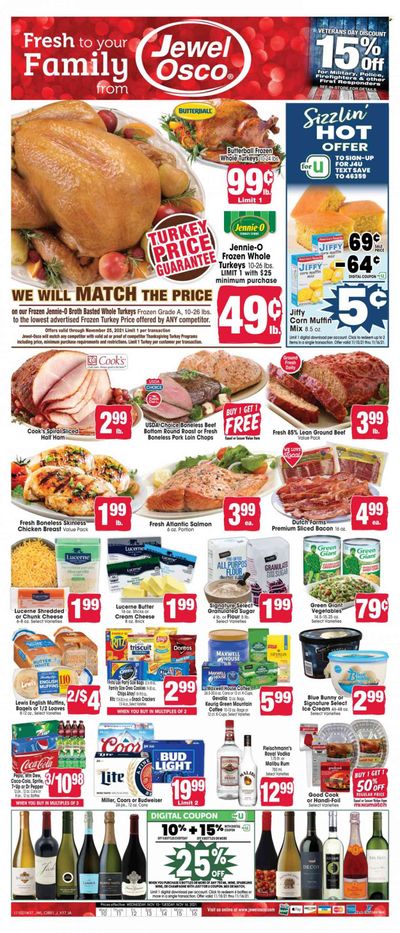 Jewel Osco (IA) Weekly Ad Flyer November 14 to November 21