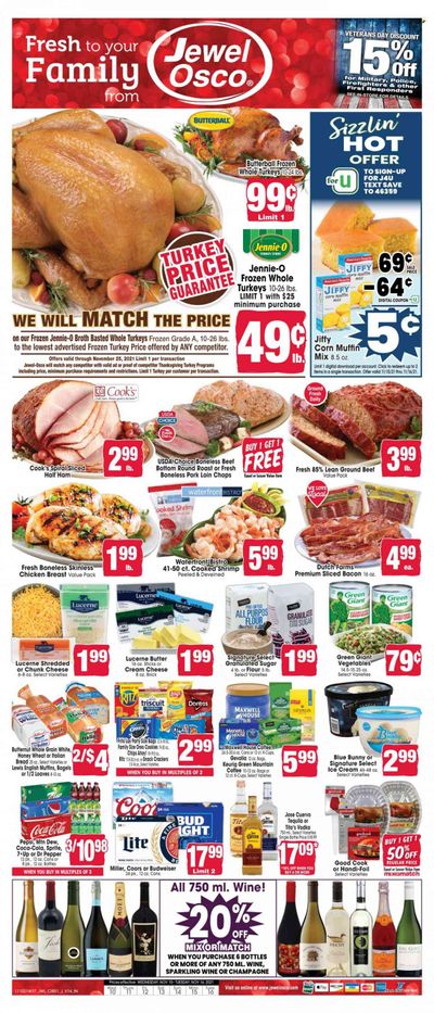 Jewel Osco (IN) Weekly Ad Flyer November 14 to November 21