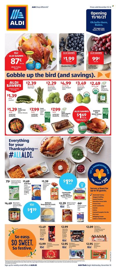 ALDI (PA) Weekly Ad Flyer November 14 to November 21