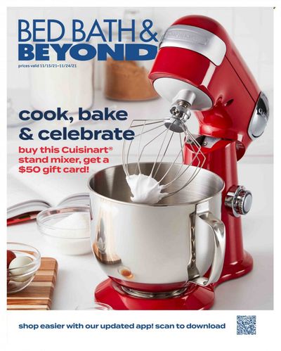 Bed Bath & Beyond Weekly Ad Flyer November 15 to November 22