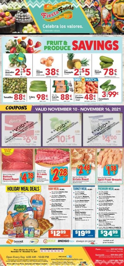 Fiesta Foods SuperMarkets (WA) Weekly Ad Flyer November 15 to November 22