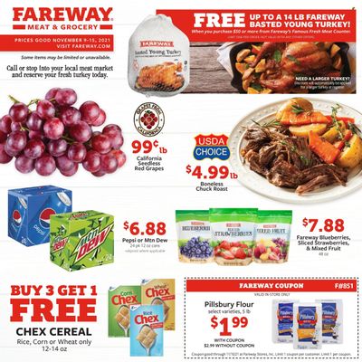 Fareway (IA) Weekly Ad Flyer November 15 to November 22