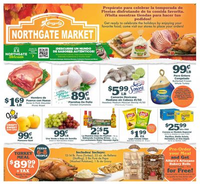 Northgate Market (CA) Weekly Ad Flyer November 15 to November 22