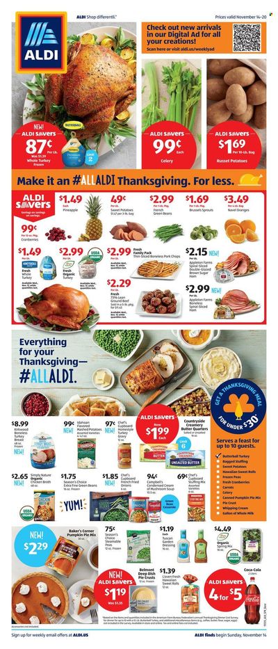 ALDI (KY, OH, WV) Weekly Ad Flyer November 16 to November 23