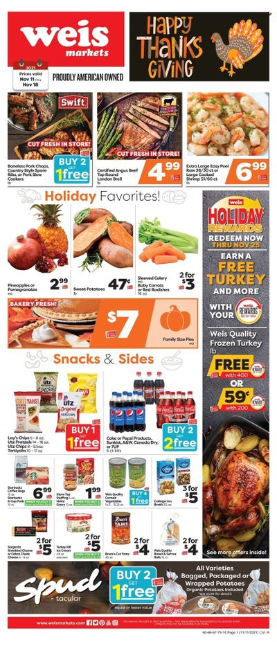 Weis (MD, NY, PA) Weekly Ad Flyer November 16 to November 23