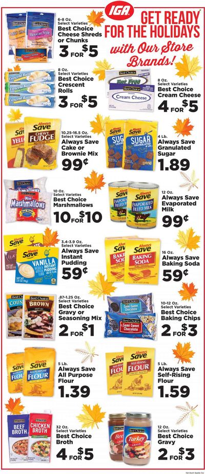 IGA Weekly Ad Flyer November 16 to November 23