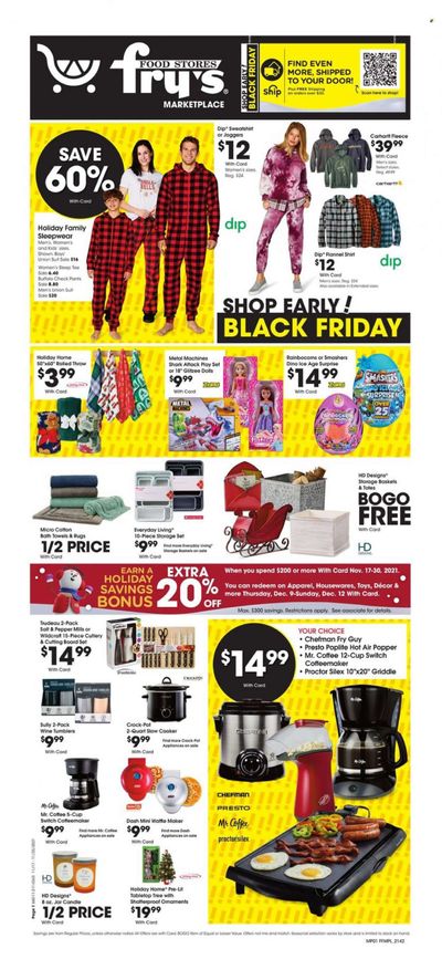 Fry’s (AZ) Weekly Ad Flyer November 16 to November 23
