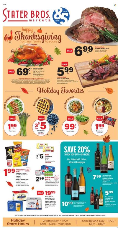 Stater Bros. (CA) Weekly Ad Flyer November 16 to November 23
