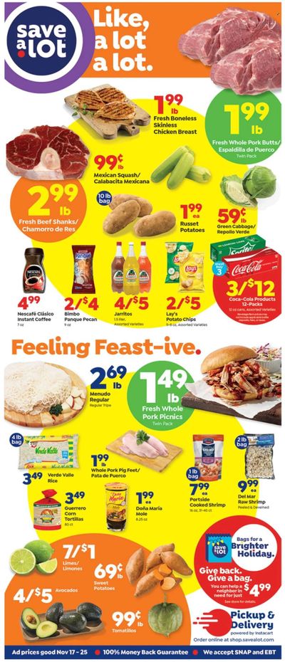 Save a Lot Weekly Ad Flyer November 16 to November 23