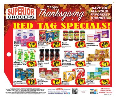 Superior Grocers (CA) Weekly Ad Flyer November 16 to November 23