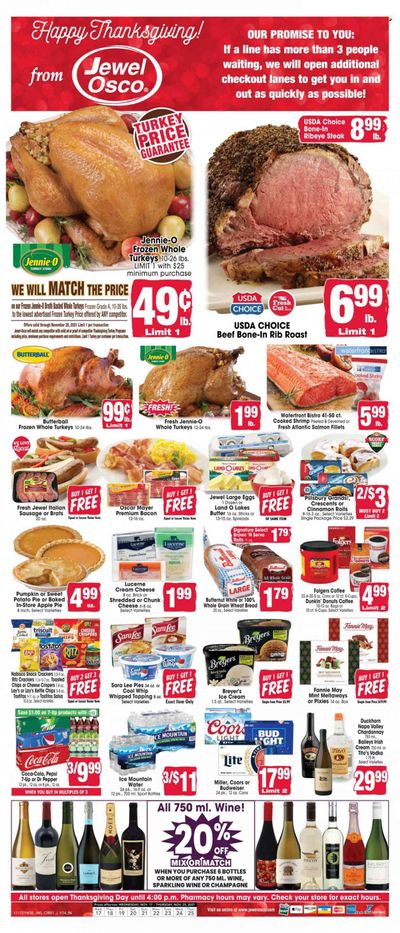 Jewel Osco (IN) Weekly Ad Flyer November 16 to November 23