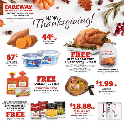 Fareway (IA) Weekly Ad Flyer November 16 to November 23