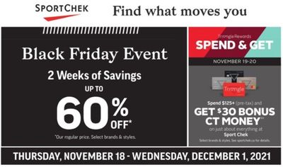 Sport Chek Canada Black Friday 2021 Flyer Now Available!