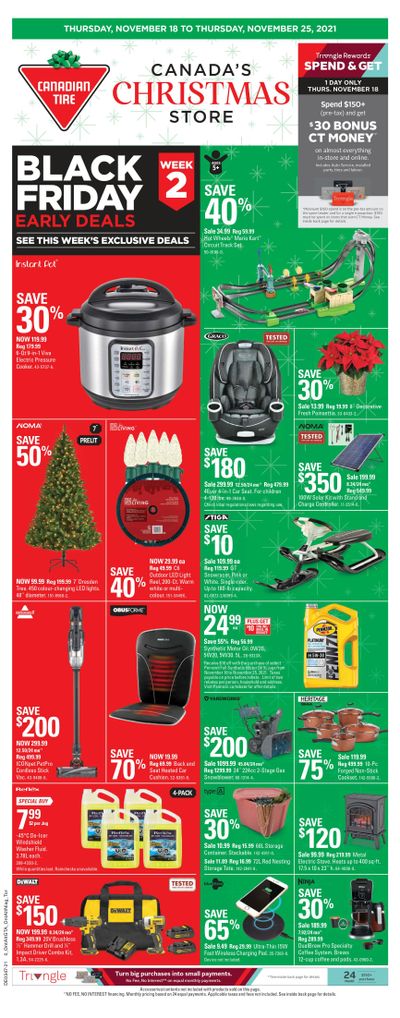 Canadian Tire Black Friday Deals (ON) Flyer November 18 to 25, 2021