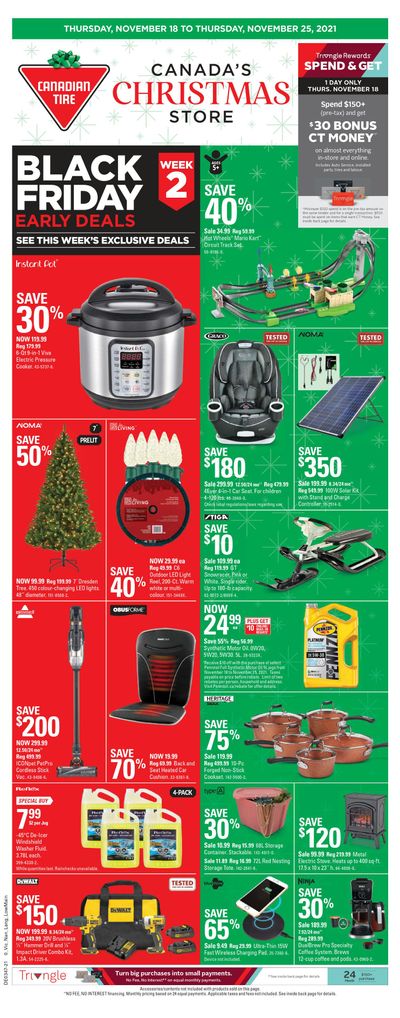 Canadian Tire Black Friday Deals (West) Flyer November 18 to 25, 2021