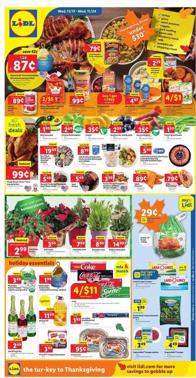Lidl (GA, MD, NC, NJ, PA, SC, VA) Weekly Ad Flyer November 17 to November 24